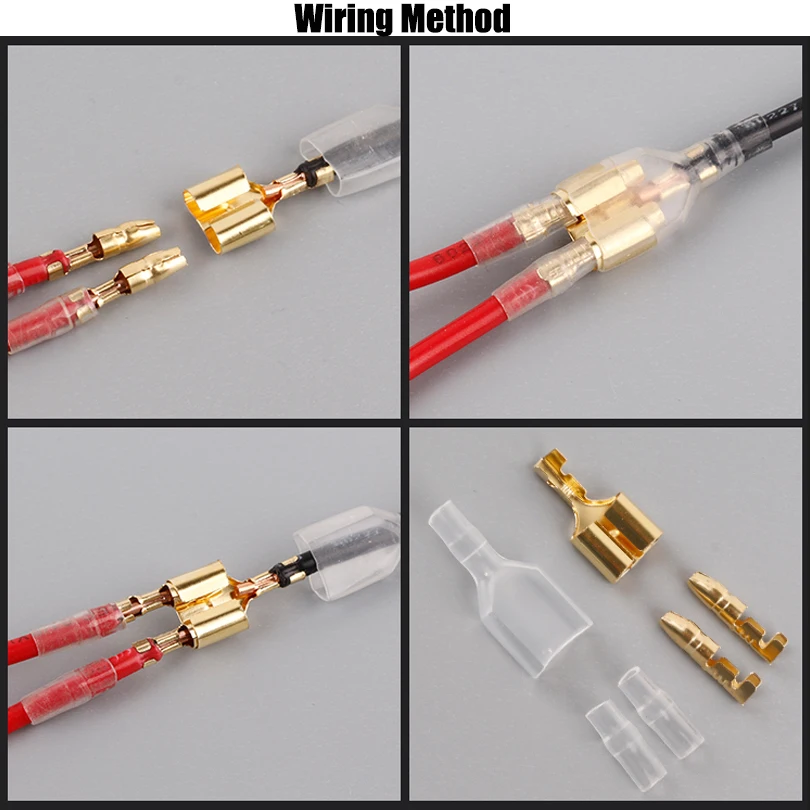 10-30-50Sets-One-Female-And-Two-Male-4-0-Bullet-Terminal-Electrical-Wire-Connector-Diameter-2