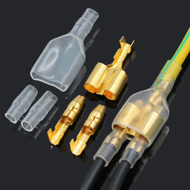 10-30-50Sets-One-Female-And-Two-Male-4-0-Bullet-Terminal-Electrical-Wire-Connector-Diameter-3