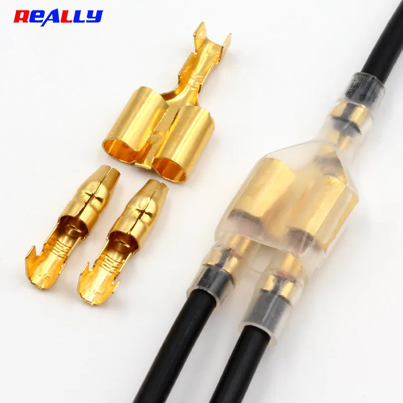 10-30-50Sets-One-Female-And-Two-Male-4-0-Bullet-Terminal-Electrical-Wire-Connector-Diameter